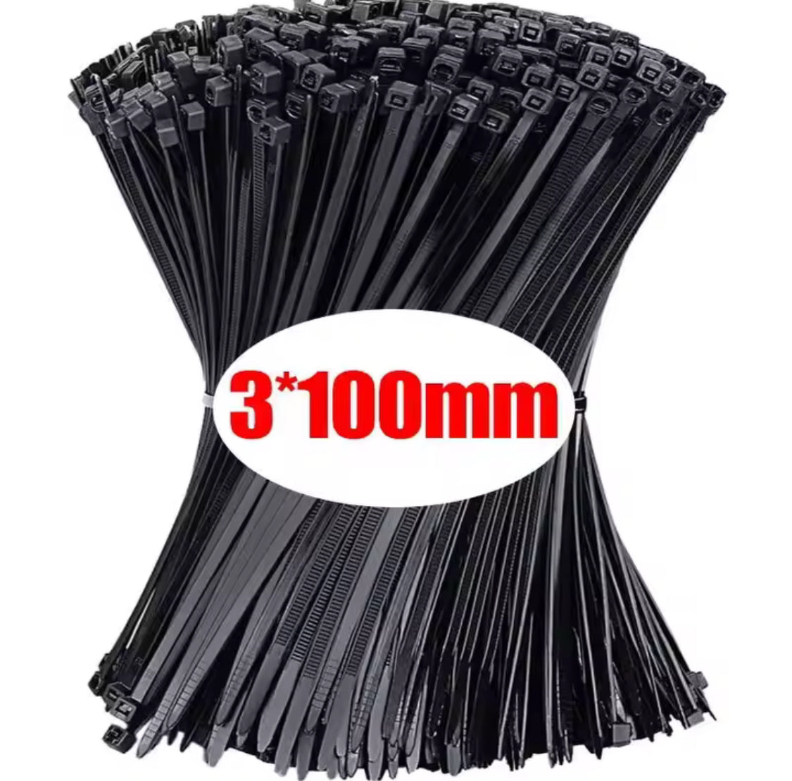 Fascette Fermacavi in Nylon – Set 100 Pezzi per Casa e Ufficio