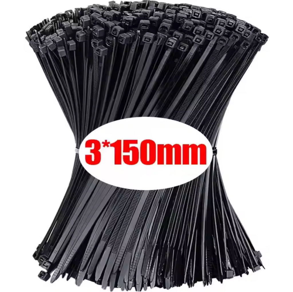 Fascette Fermacavi in Nylon – Set 100 Pezzi per Casa e Ufficio