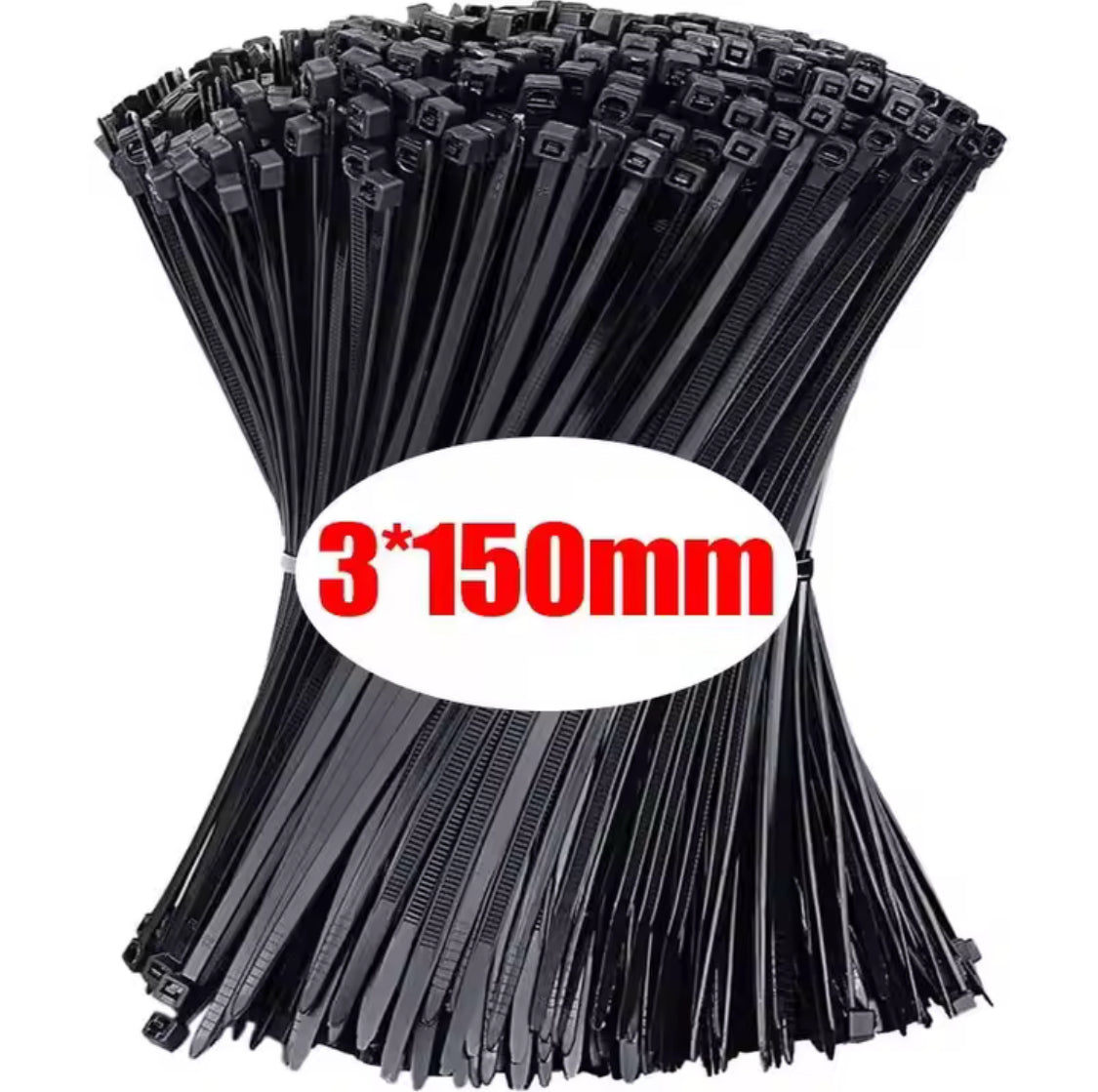 Fascette Fermacavi in Nylon – Set 100 Pezzi per Casa e Ufficio