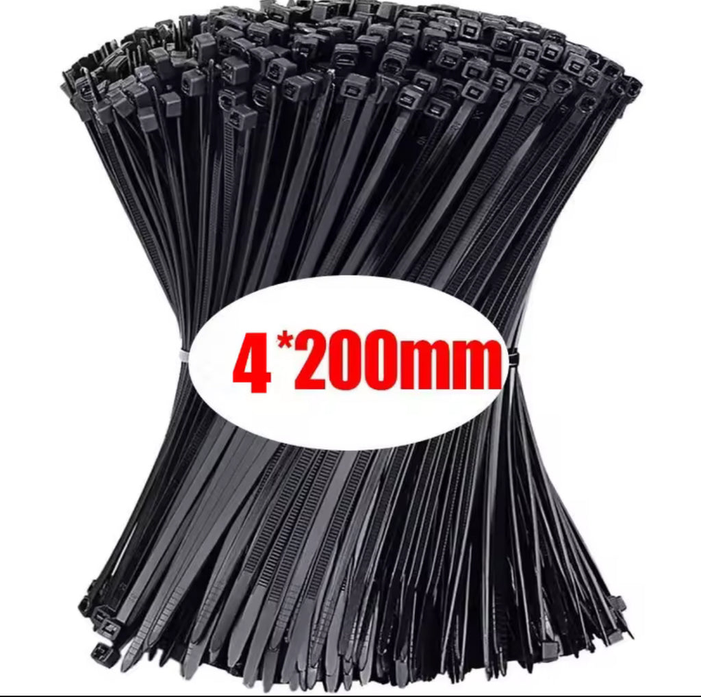 Fascette Fermacavi in Nylon – Set 100 Pezzi per Casa e Ufficio