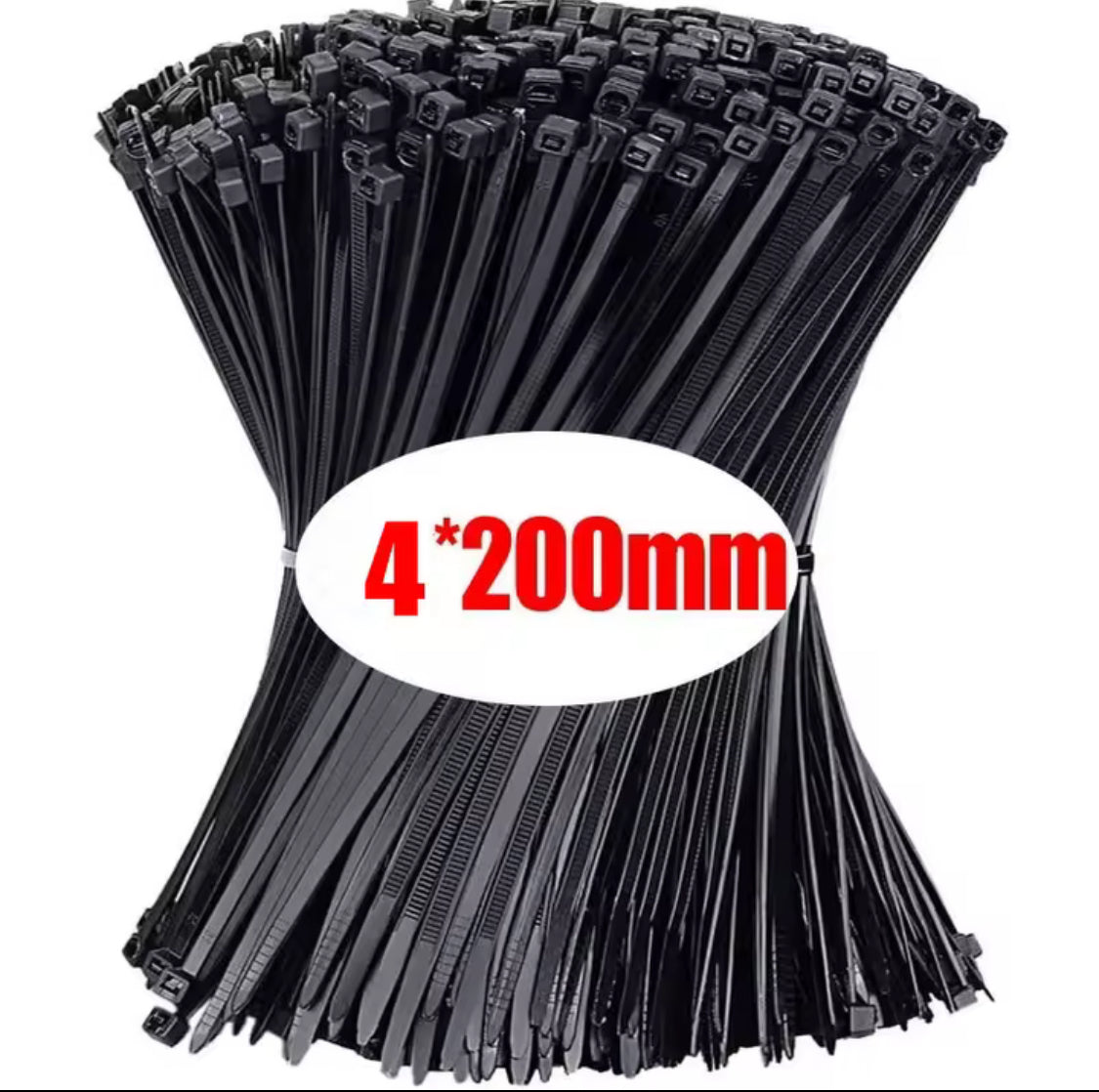 Fascette Fermacavi in Nylon – Set 100 Pezzi per Casa e Ufficio